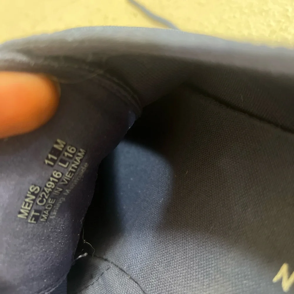 Cole Haan Lunargrand Navy Blue Suede Wingtip Oxford Men's Size 11‎ Office Shoes